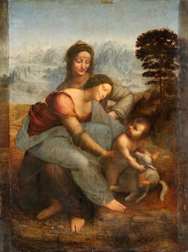La Virgen, el Niño Jesús y Santa Ana