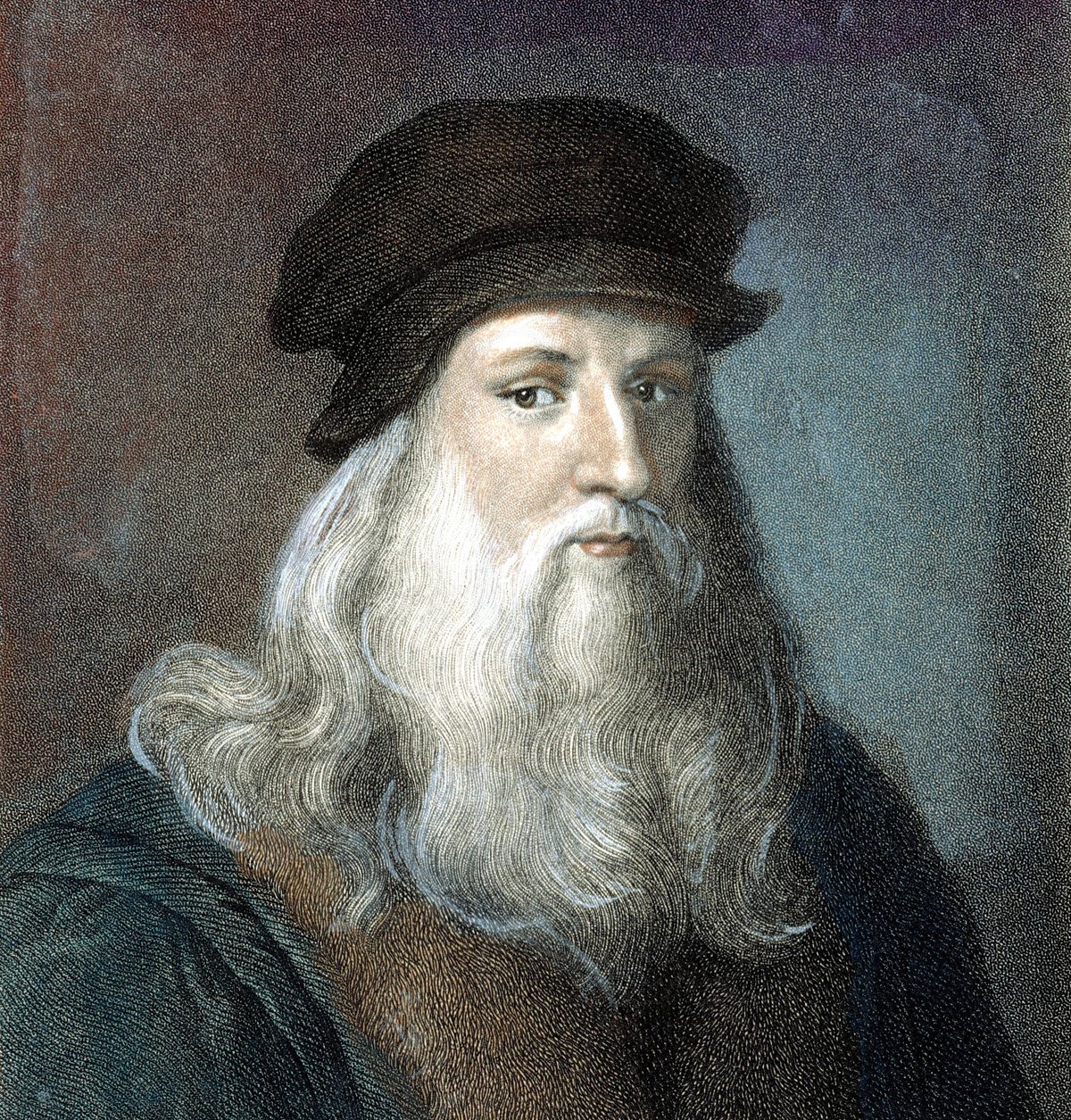 Retrato de Leonardo da Vinci