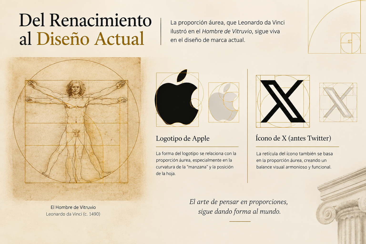 Ejemplo de influencia del Renacimiento en el diseño actual