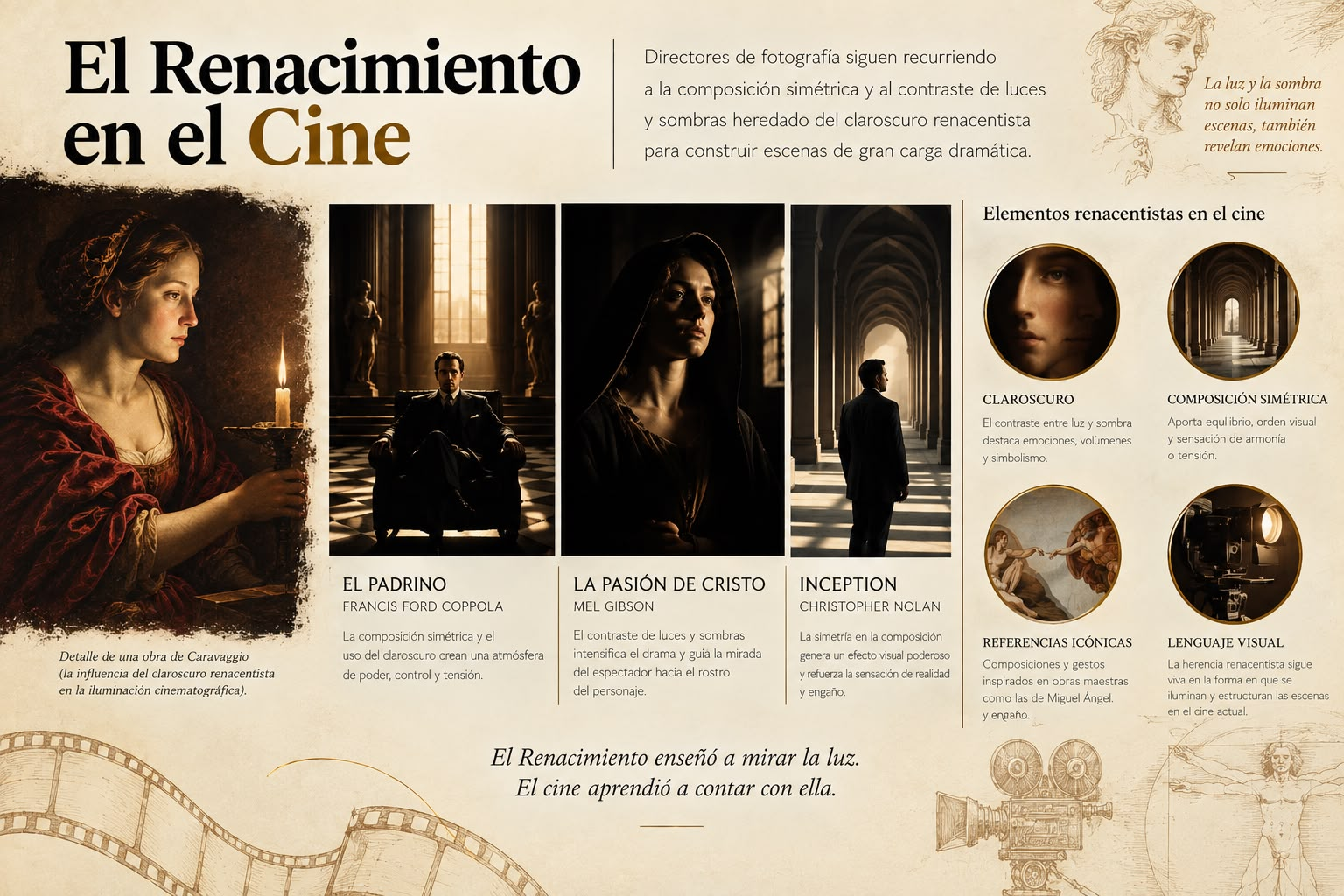 Ejemplo de influencia del Renacimiento en el cine actual